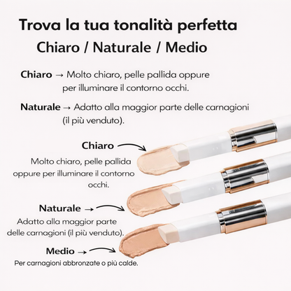 LuviaSkin® Stick Fondotinta a Colore Adattivo (Compra 1 e Ricevi 1 Gratis)